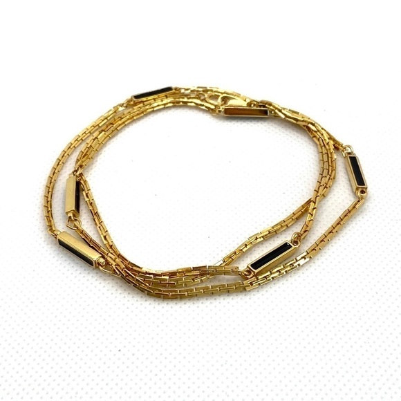 Necklace Jewelry Gold Tone 27” Long Chain - Picture 2 of 6